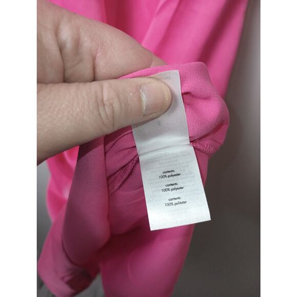 WeWoreWhat Pink Bodycon Dress Women Size 8 Cowl Midi NWT - Picture 5 of 7